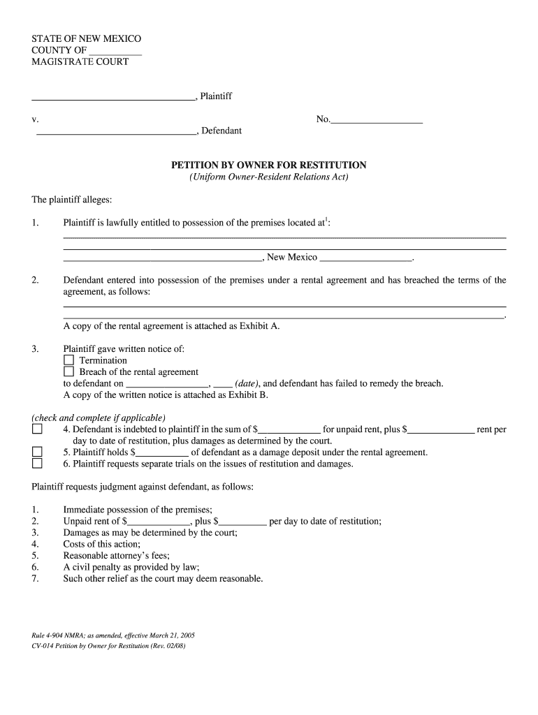  Answer to Petition for Restitution 4 907Pdf Fpdf DOC 2008