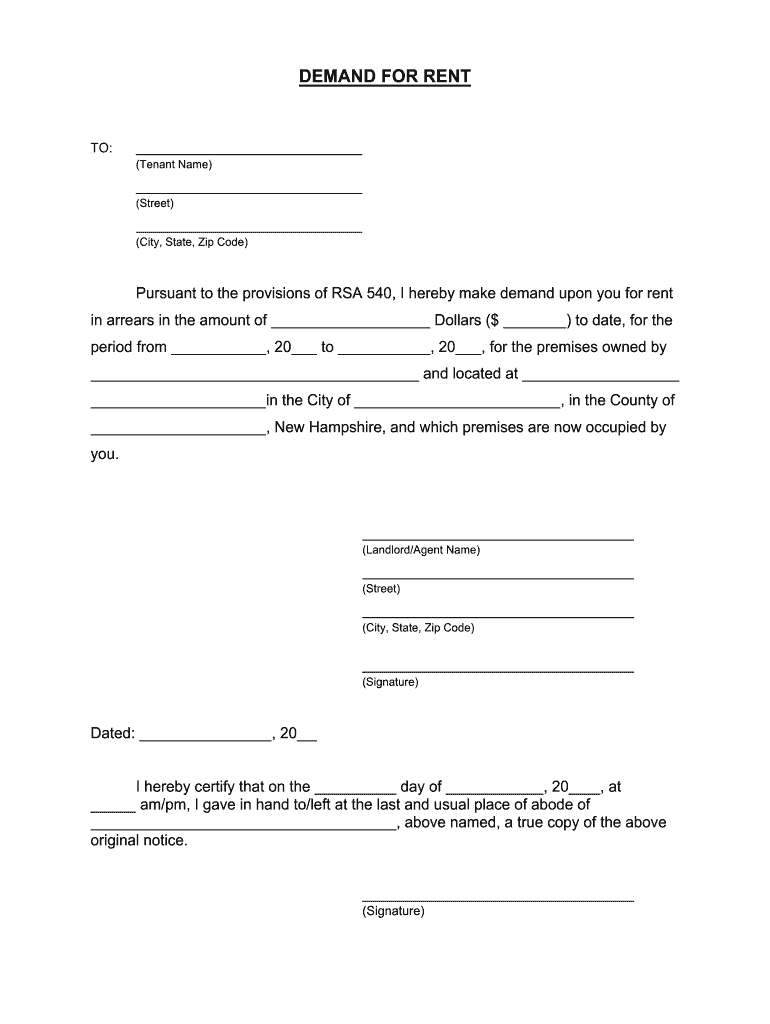  EVICTION NOTICE Rental Lease Agreements NOTICE to Tenant 2016