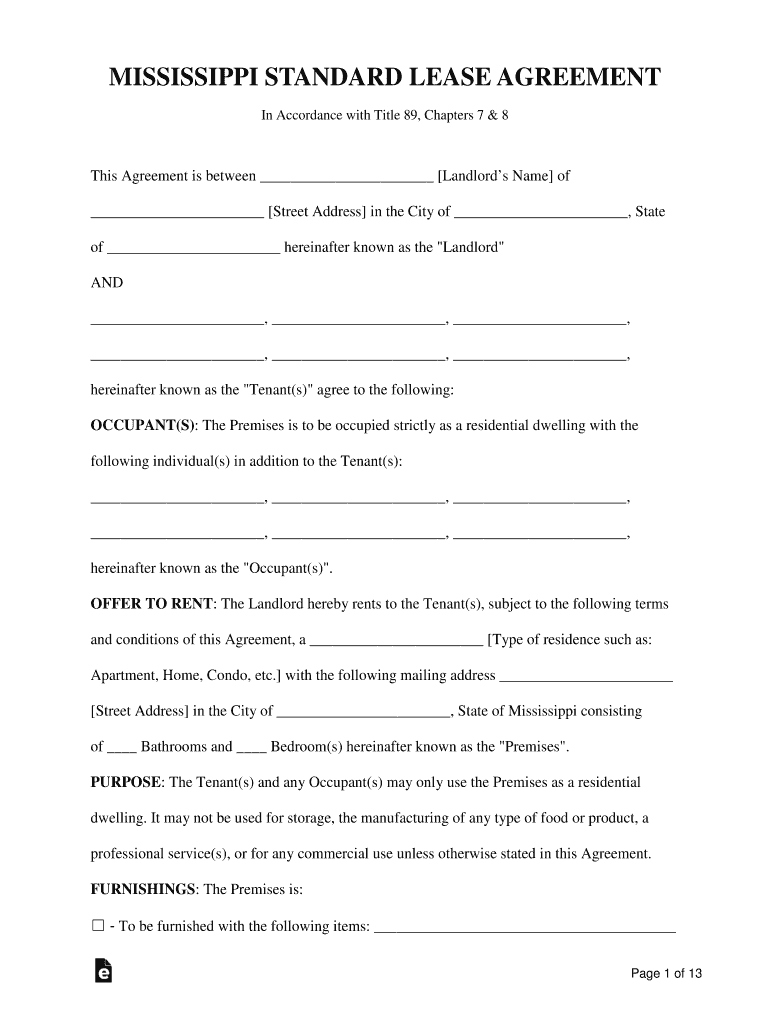 Month to Month Lease Agreement TemplateseForms