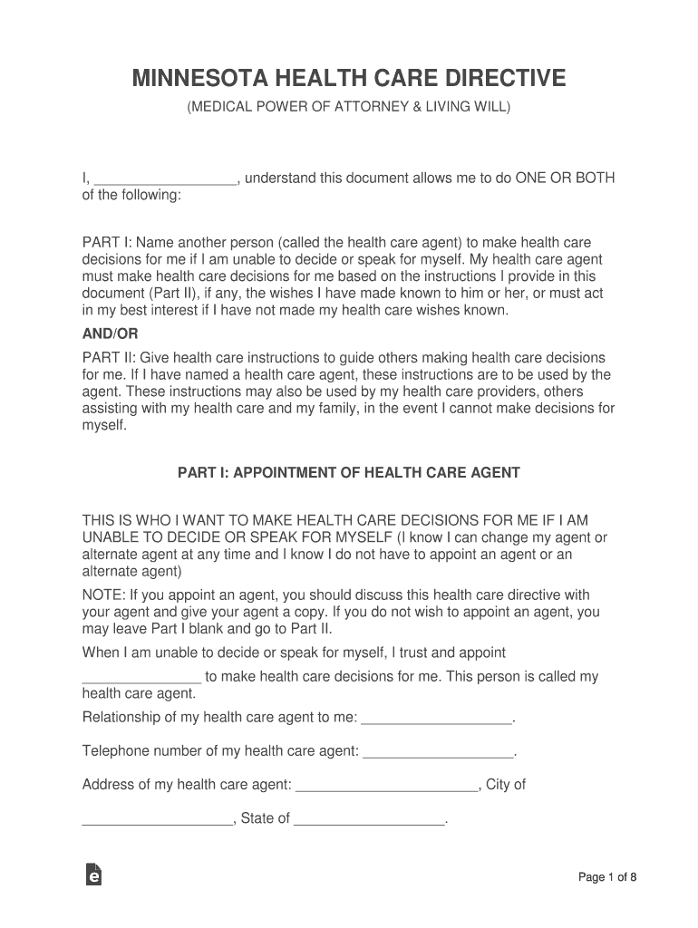 An Advance Directive Form MC2107 07 Mayo Clinic Health