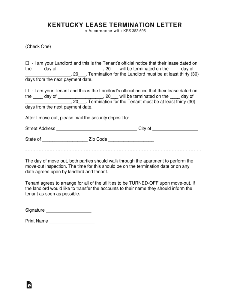 Florida Lease Termination Letter 15 Day Notice PDF  Form