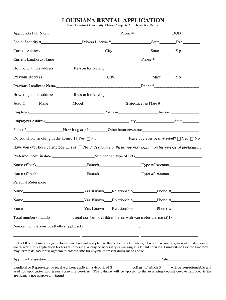 Fair Housing Louisiana Attorney General  Form