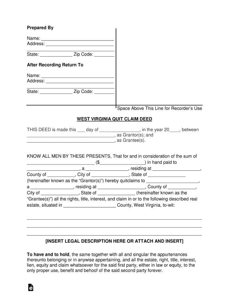 Texas Quit Claim Deed Form PDF Word EForms