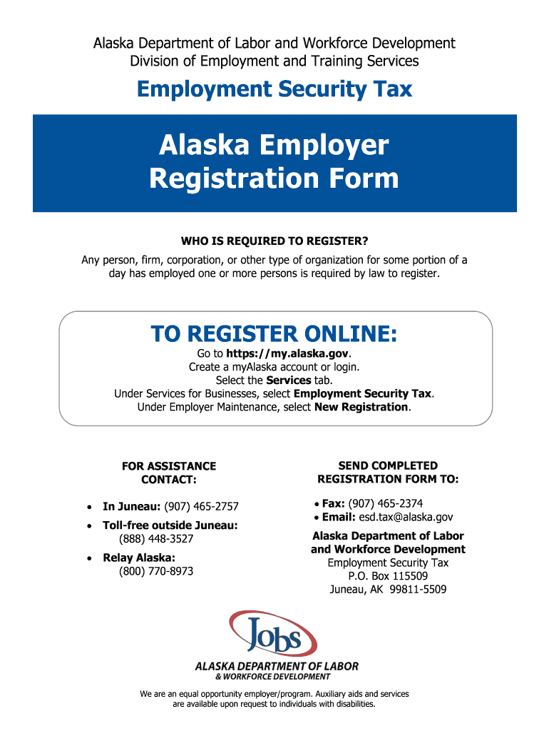  Alaska Employer Form 2019-2024