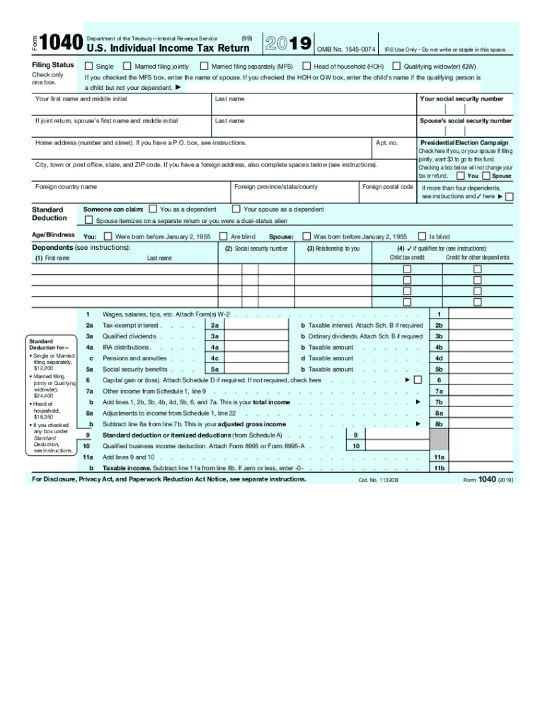 Irs Tax Forms