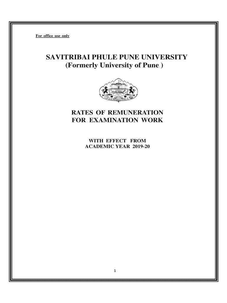 Sppu Exam Remuneration  Form