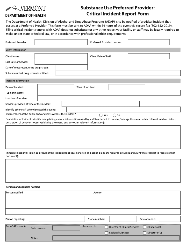 Substance Abuse Minnesota Department of Human Services  Form