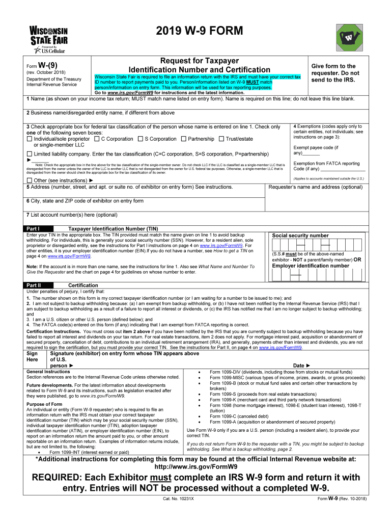 Wi W 9 20192024 Form Fill Out and Sign Printable PDF Template