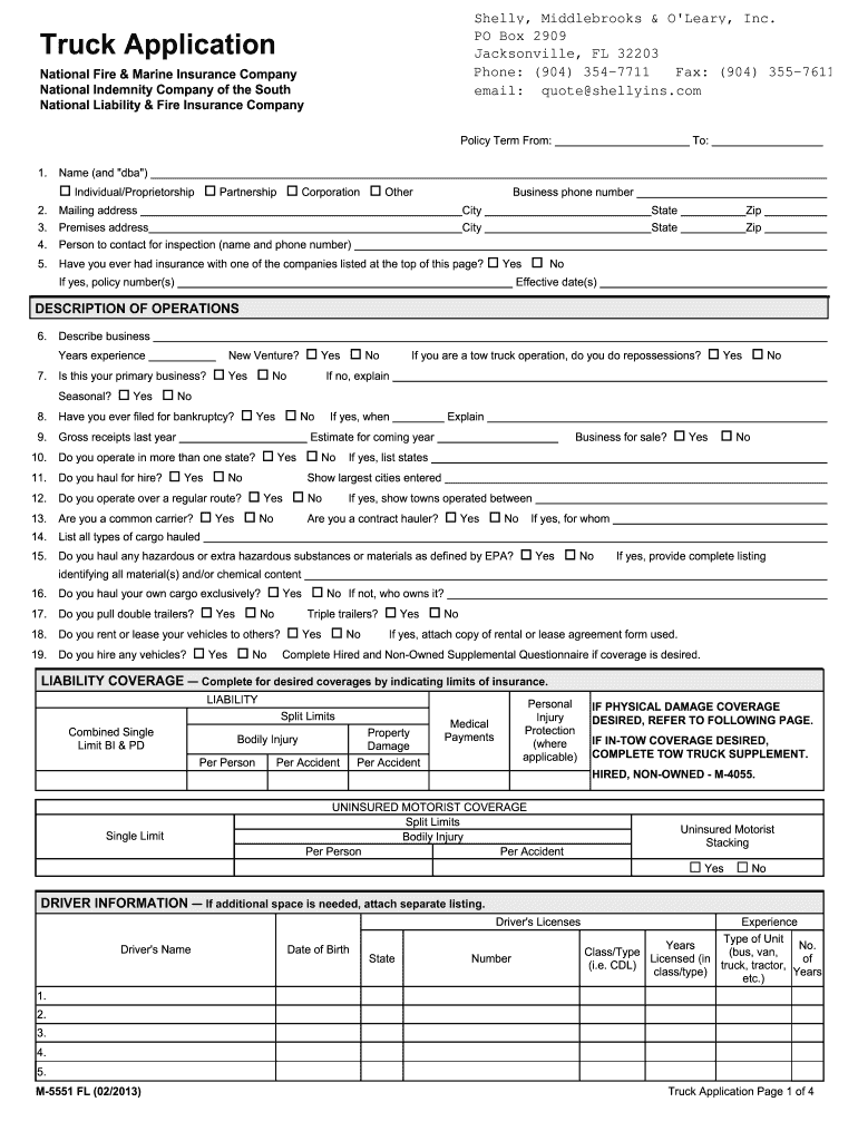 M5551 FL0213 DOC  Form