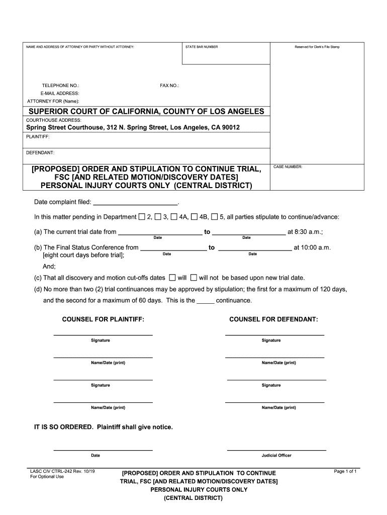 Laciv Ctrl 242  Form