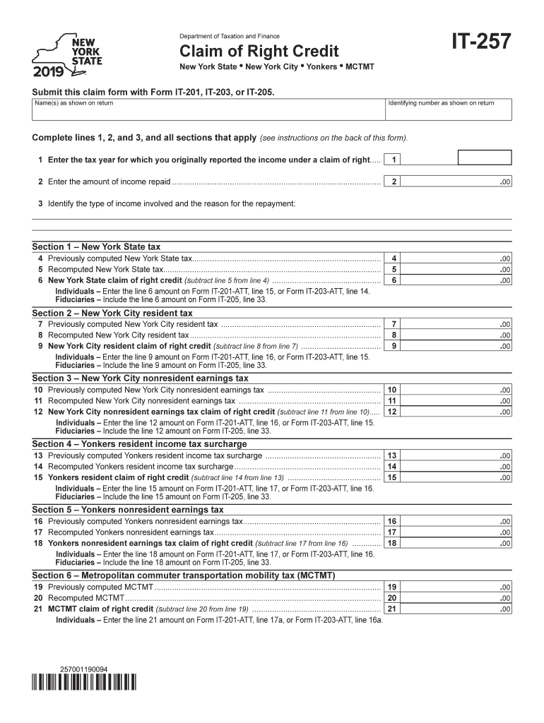 Ny it 203 Form