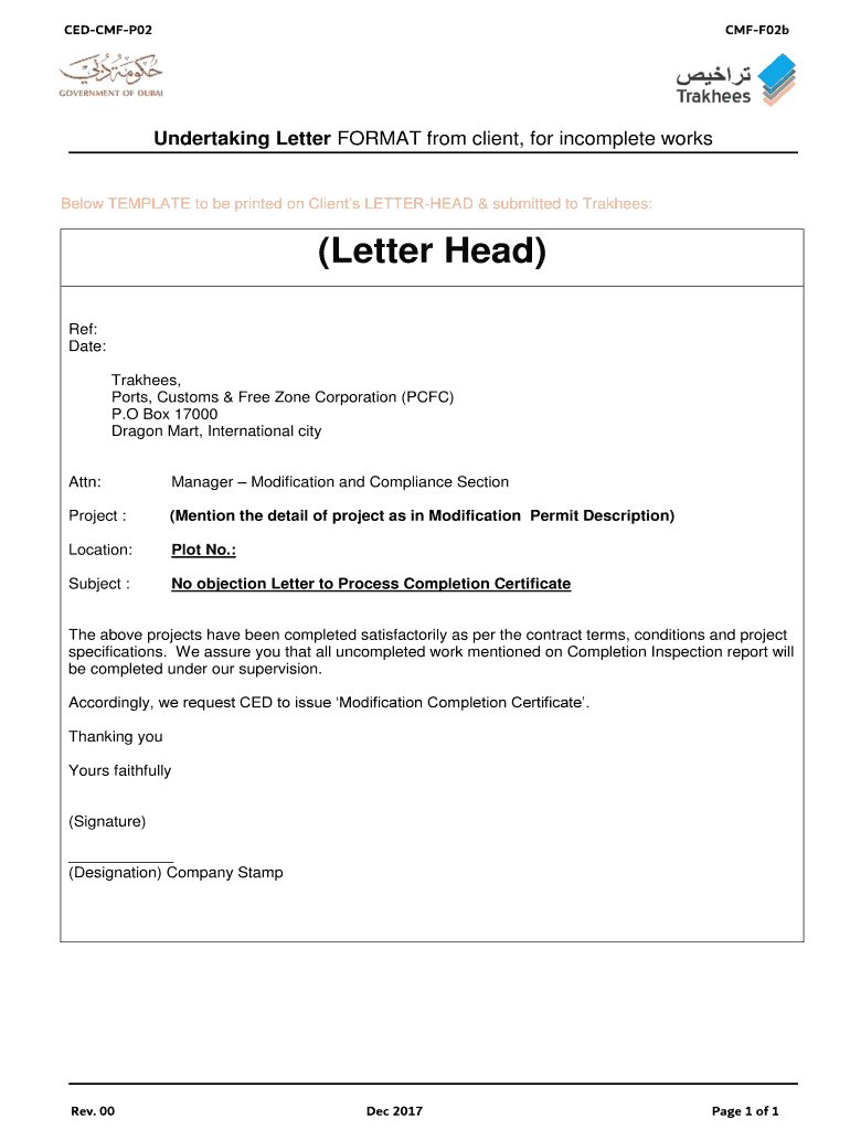 Coc Letter  Form