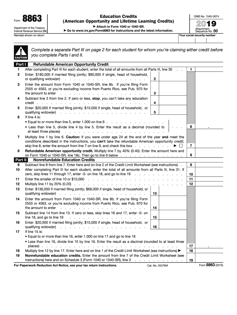 Form 8863