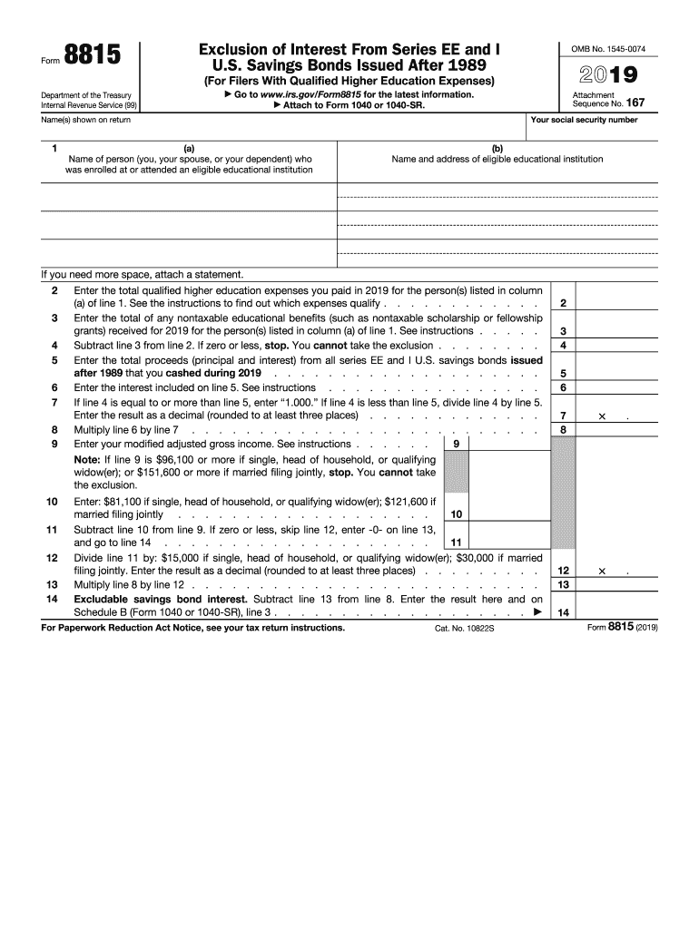 Form 8815