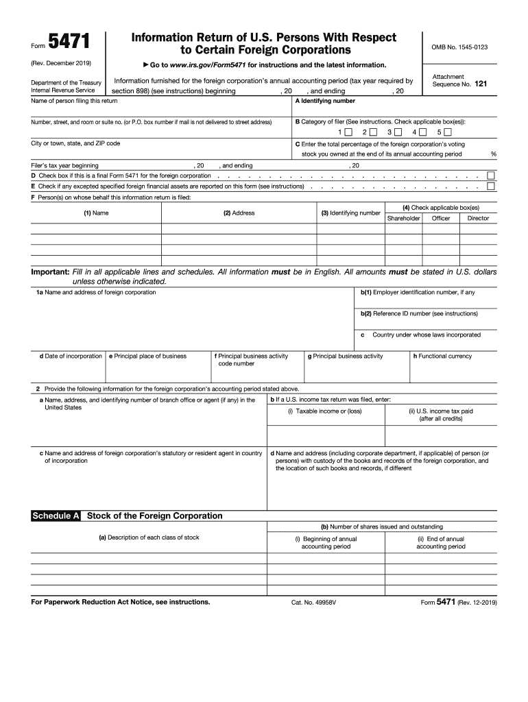 2019 5471 form