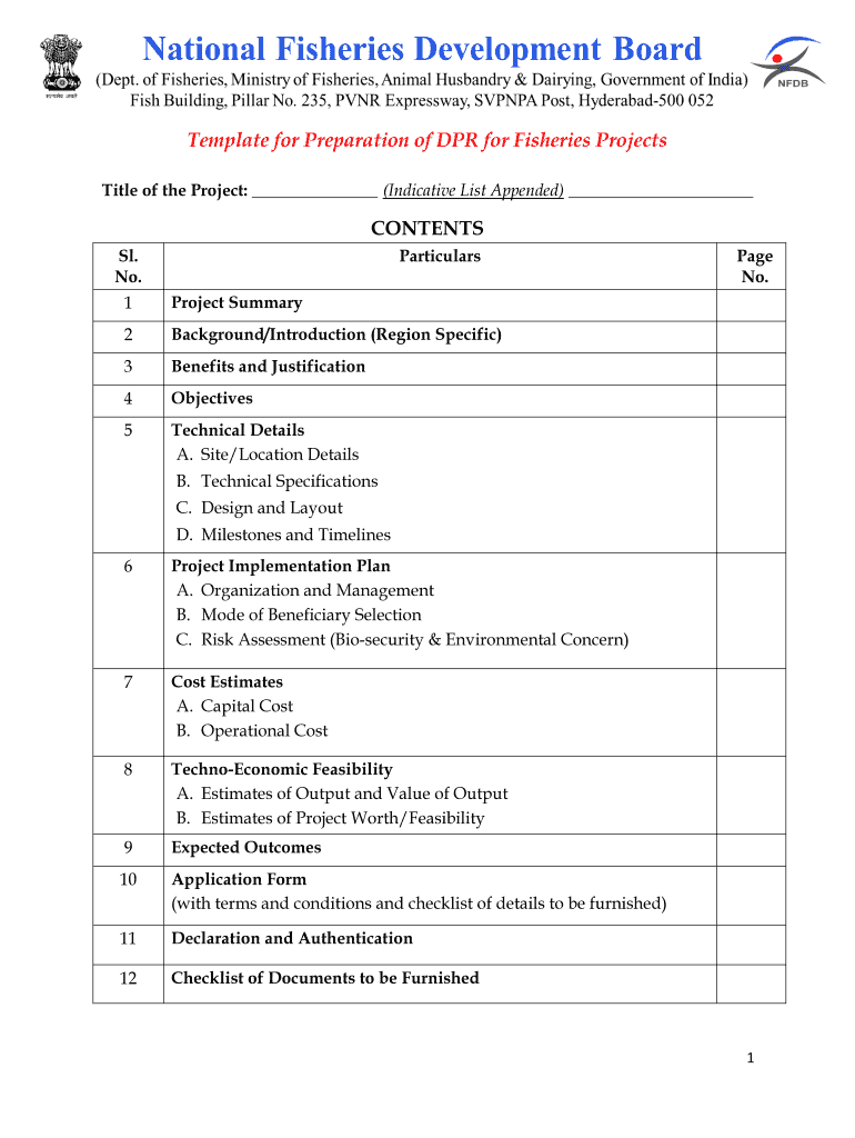 Biofloc Dpr  Form