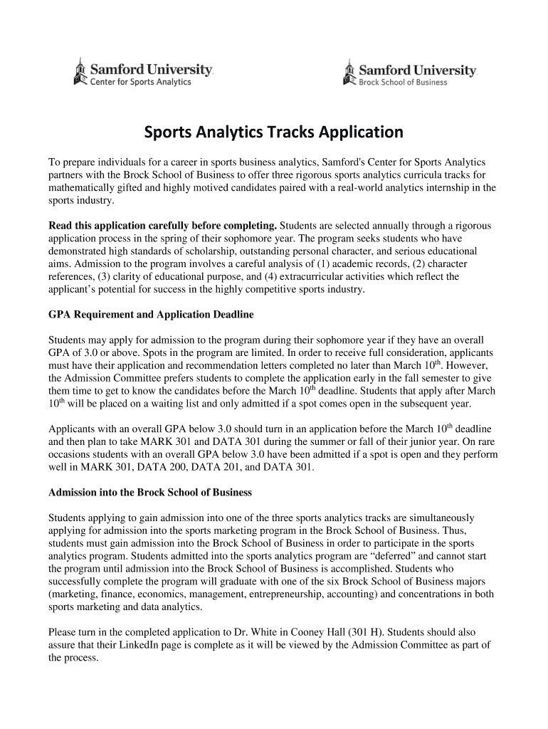 Application for Admission to S3 Major  Form