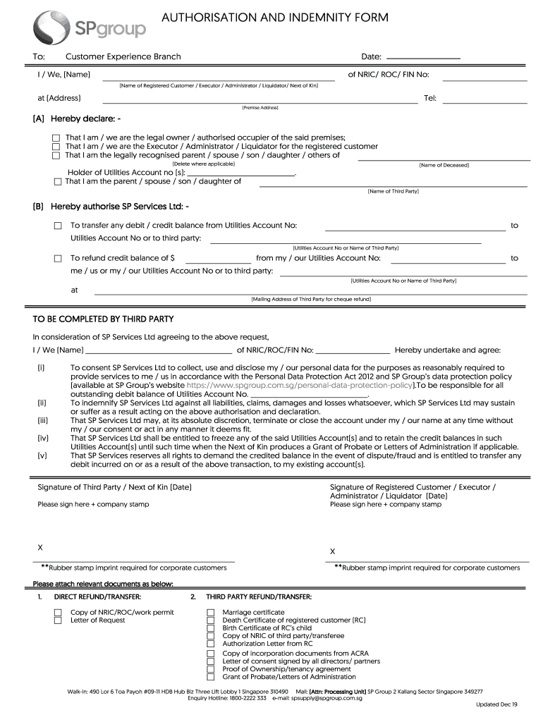 Sp Group Form