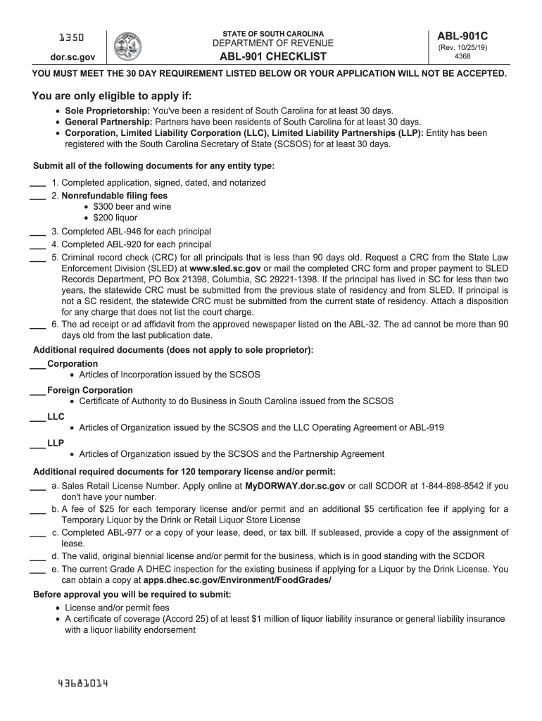 Abl 901c  Form