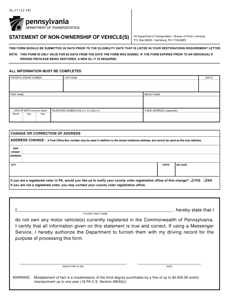 DL 17 12 19  Form