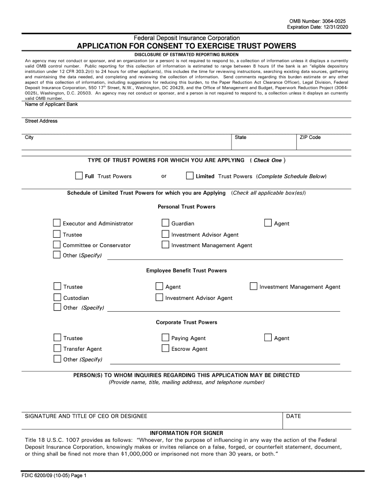 6200 Application  Form