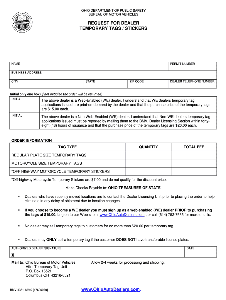  ODPSBMVVR Tax Distribution Ohio 2019-2024