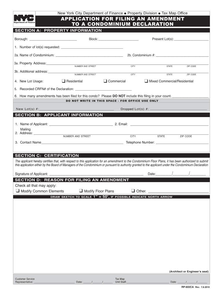 Filing Condominium  Form