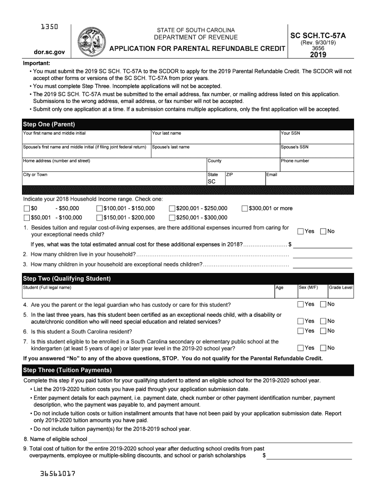 Fillable Sch Tc 58  Form