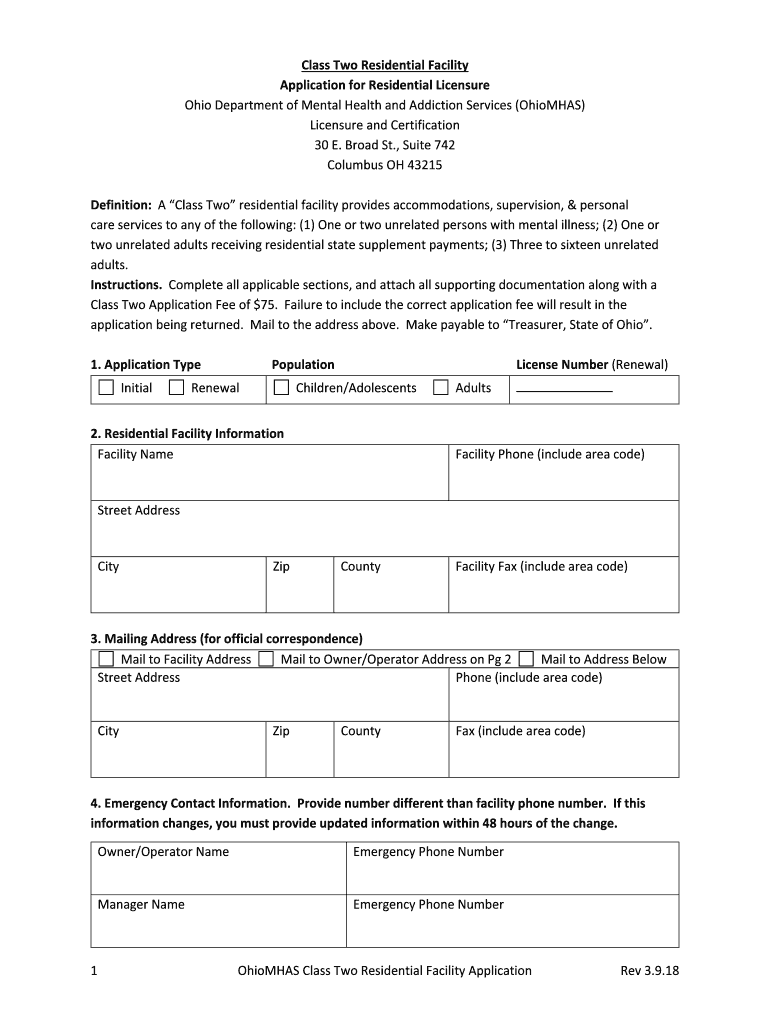 Ohio Pharmacy Services OhioMHAS Ohio Gov  Form