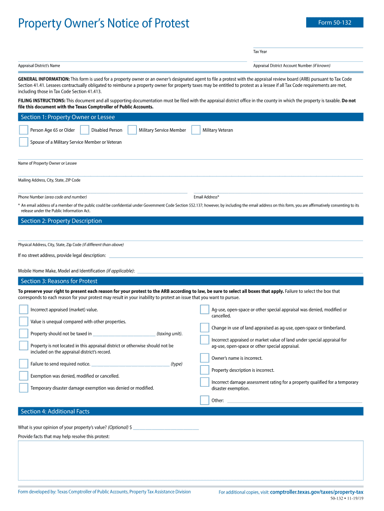 State Form 50 132 Application