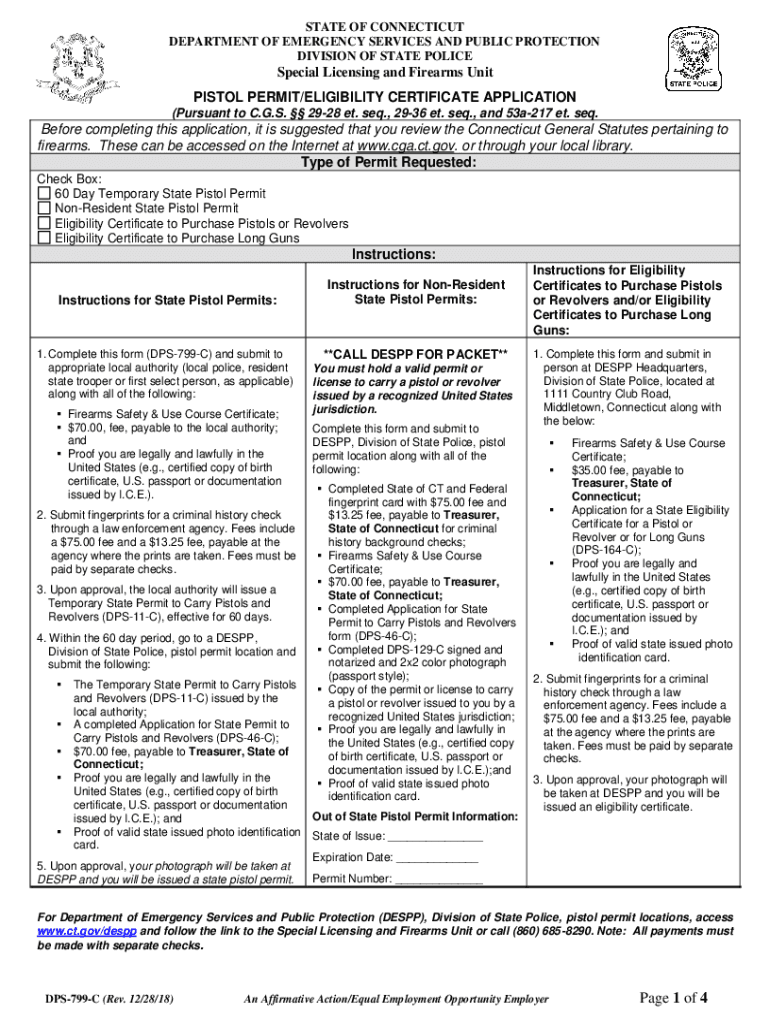 Dps 799 C  Form