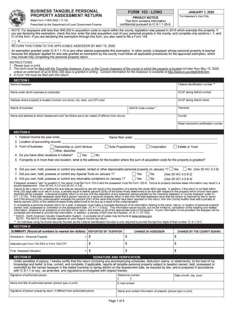 Rutherford County Tangible Personal Property Online  Form