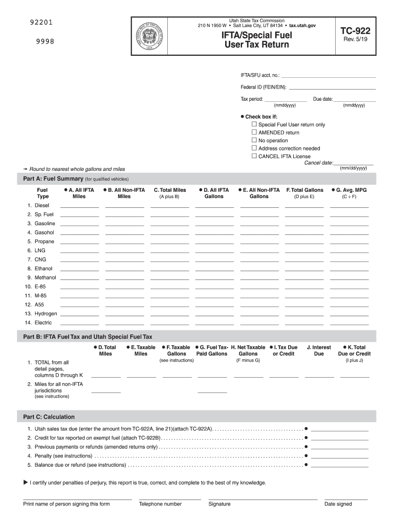 Utah Ifta Form