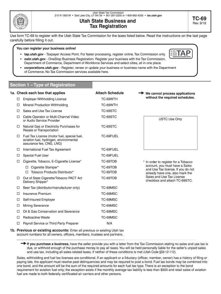 Tc69 Utah Onlineapplication  Form