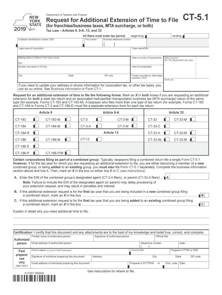 Ct 5 1 Form