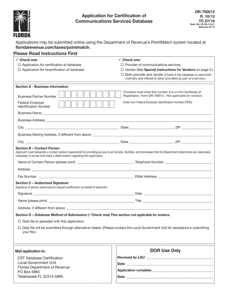 Fl Services Database  Form