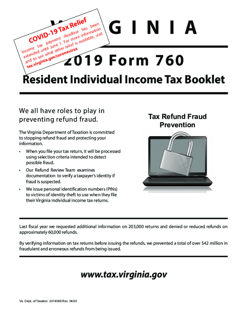  Va Tax Form 760 2019
