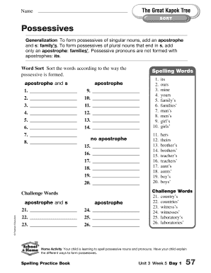 Reading Street Grade 4 PDF  Form