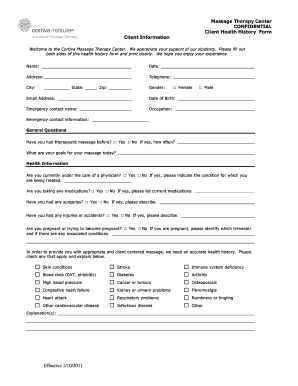  Printable Client Intake Form for Zoning Appeal Development Application 2011-2024