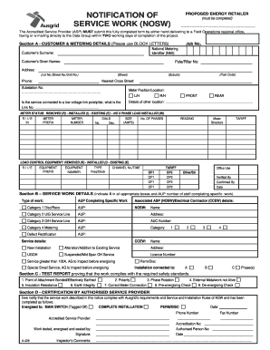 Ausgrid Nosw Form Online