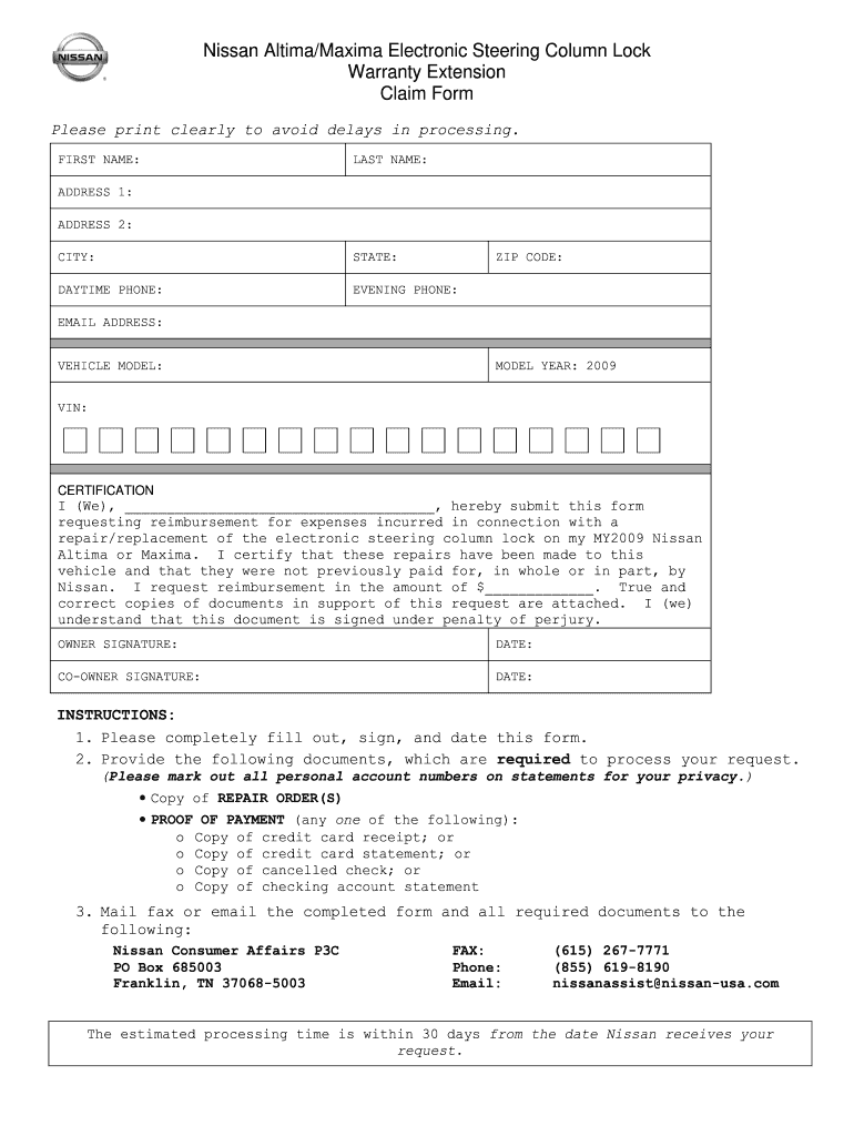 How to Fill Out Education Reimbursement Form for Nissan