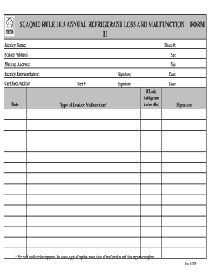 Scaqmd Rule 1415 Forms