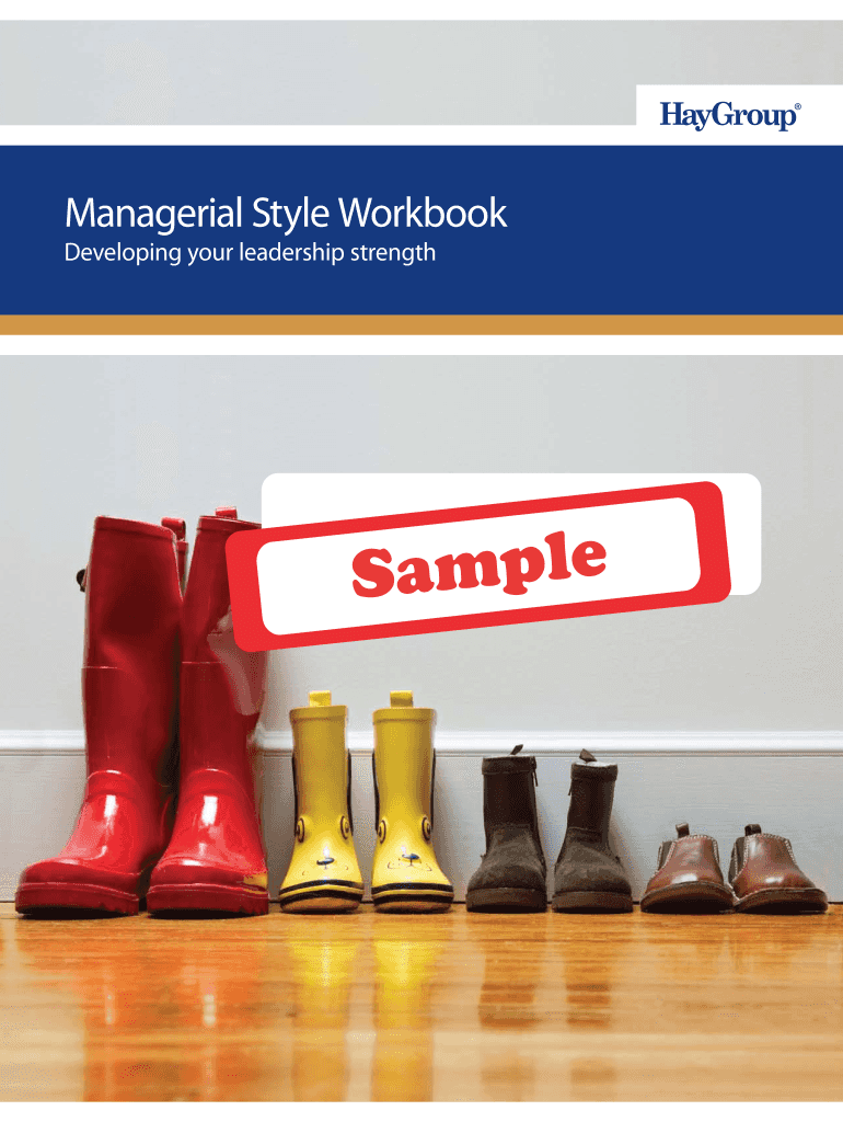 Managerial Style Workbook  Form