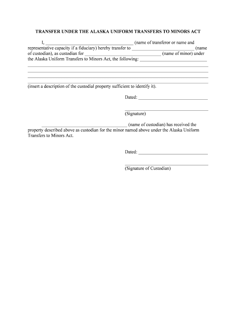 A Registered in the Name of the Transferor, an Adult Other Than the Transferor, or a Trust Company, Followed in Substance B  Form