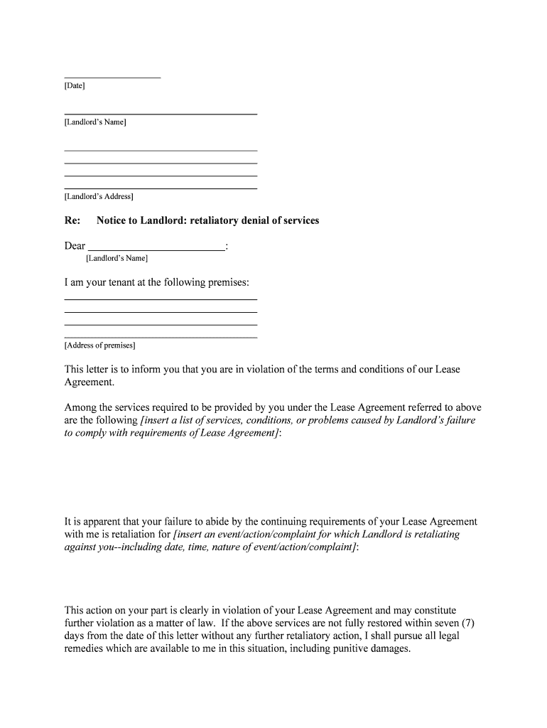 This Letter is to Inform You that You Are in Violation of the Terms and Conditions of Our Lease