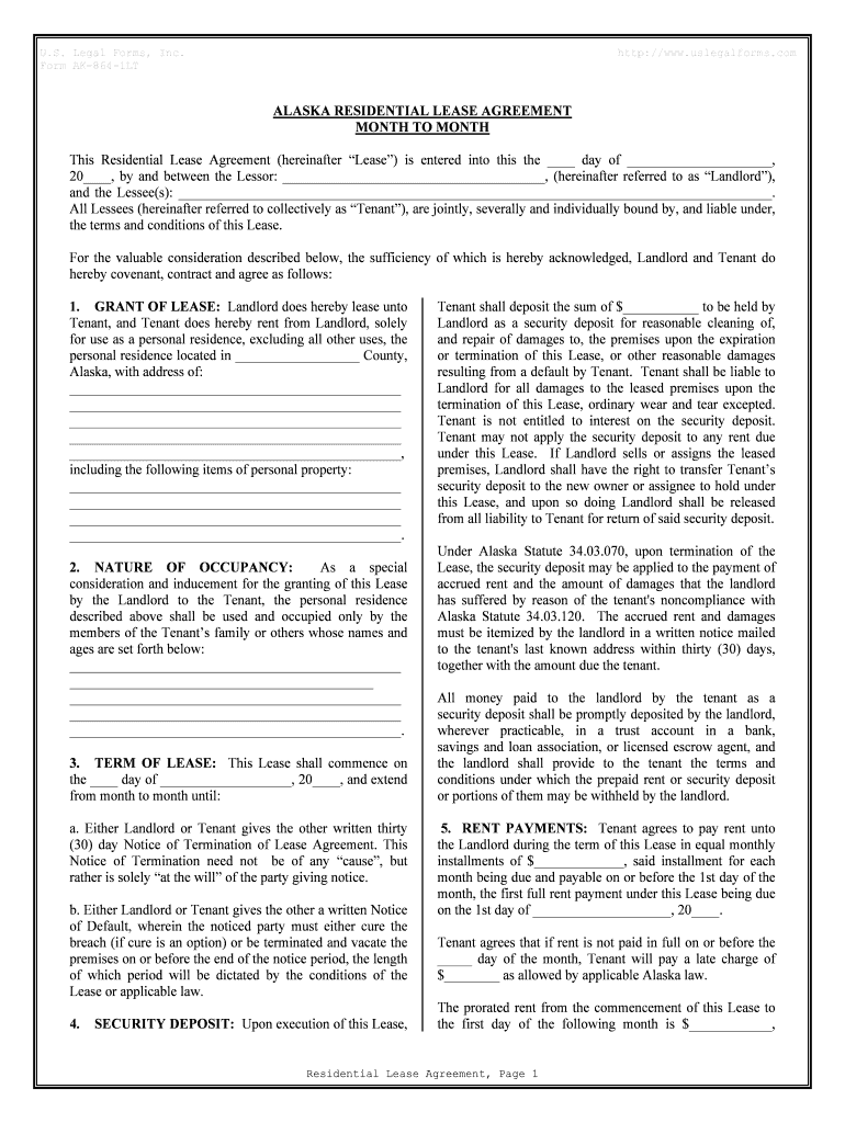 Form AK 864 1LT