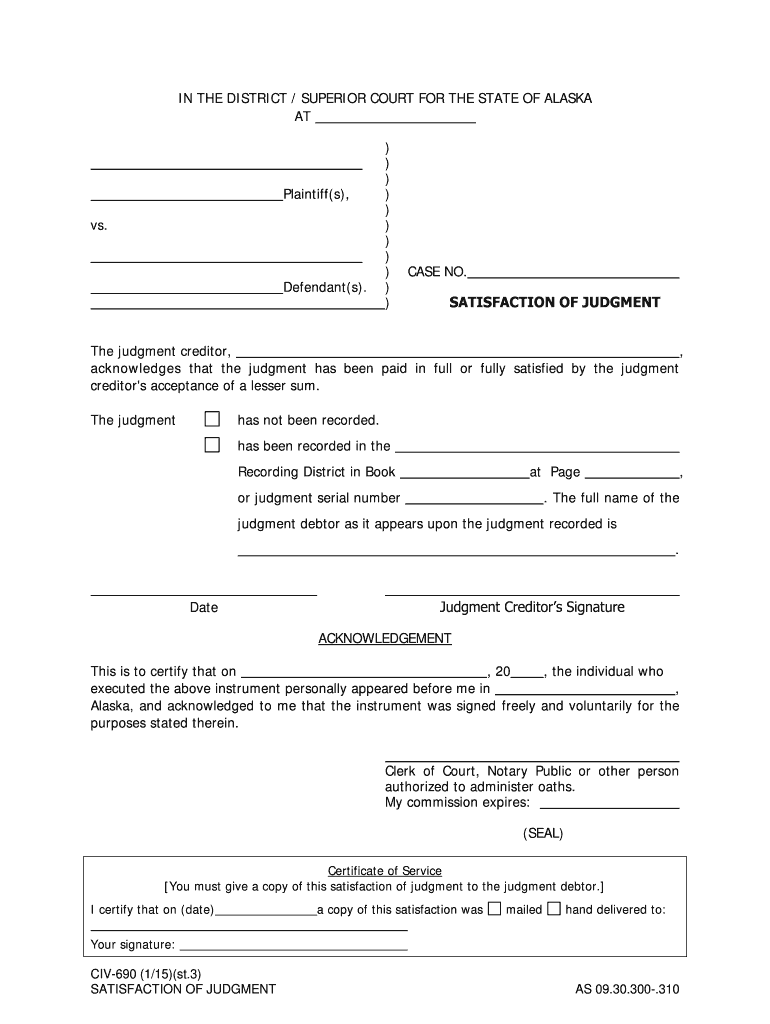 Alaska District Court of Alaska FormsPage 2
