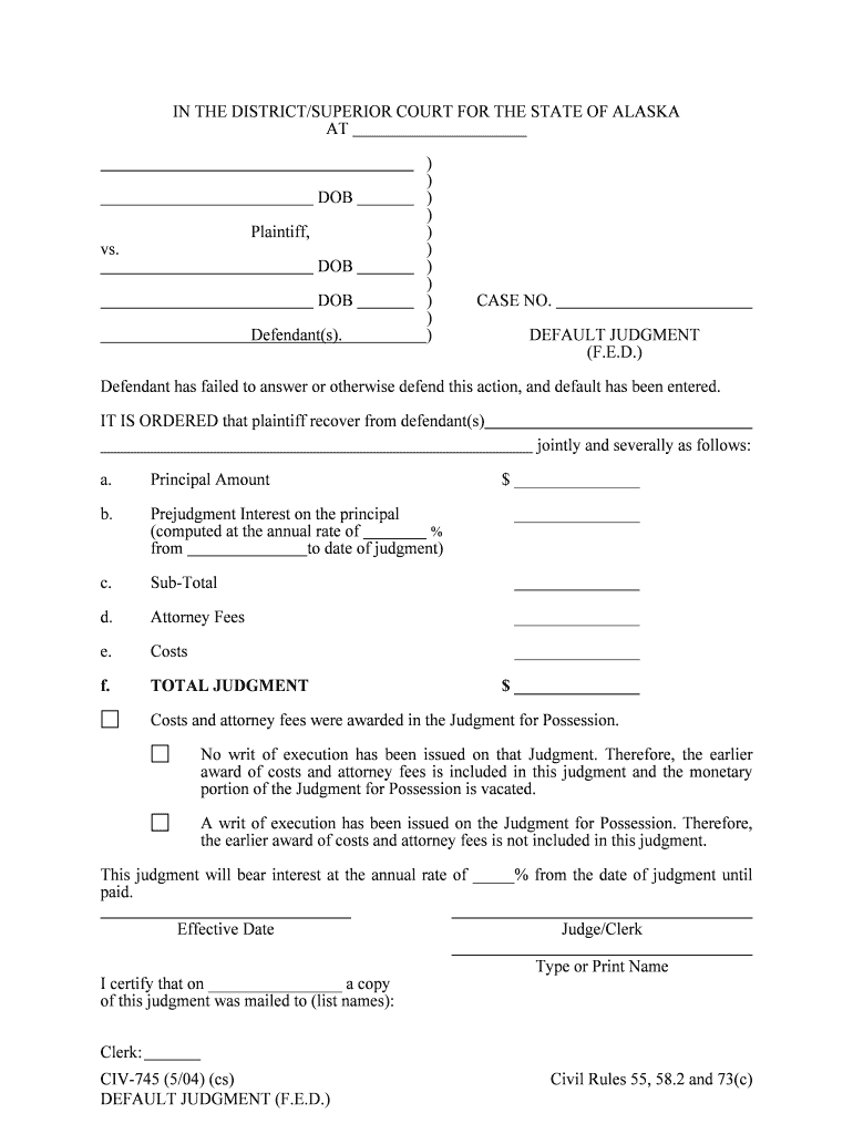 Defendant Has Failed to Answer or Otherwise Defend This Action, and Default Has Been Entered  Form