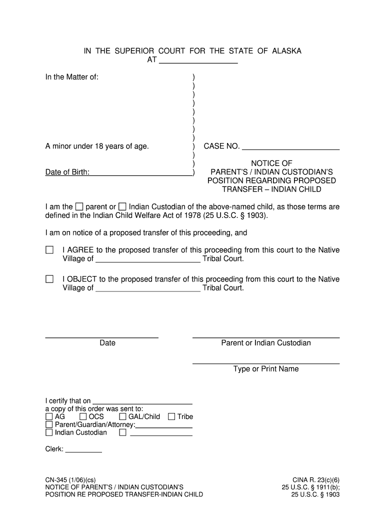 PG 661 Instructions for Petition to Receive State of Alaska  Form