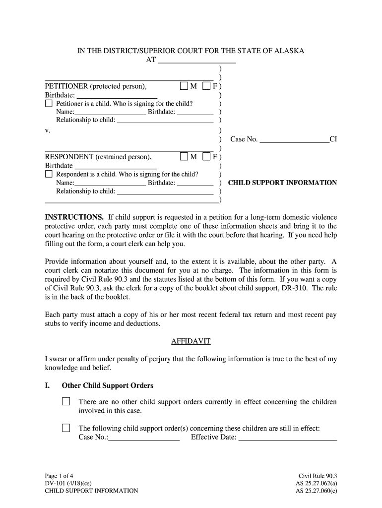 RESPONDENT Restrained Person,  Form